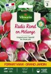Potagères - Radis Ronds en mélange - Grand Modèle - face recto